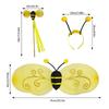 Animal Wing Halloween Costume Accessory Animal Role Play Wing Headband Wand for Women Kid Halloween Masquerade Cospaly
