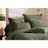 Housse de couette en percale 220 x 240 vert romarin Perrine