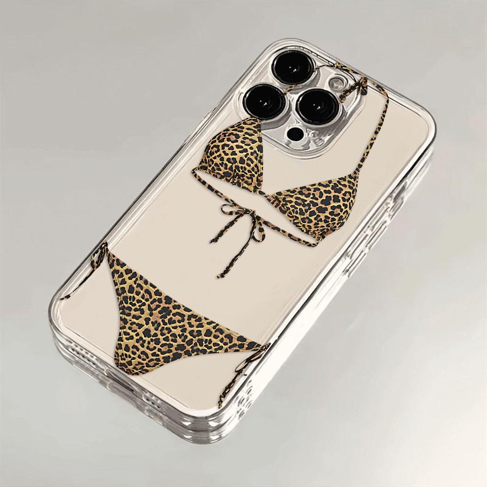 Sexy Lingerie Phone Case For IPhone 16 16E 17 15 14 Plus 13 12 11 Pro Max Case 17 Air Fashion Transparent Soft Cover Case Funda