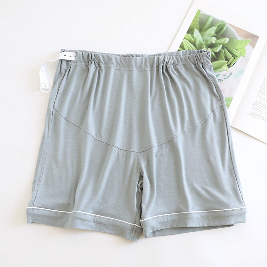 Women's Sleeping Pants Summer Thin Compression Strip Abdominal Support Shorts Loose Fit Can Be Worn Outside Adjustable Home Pants