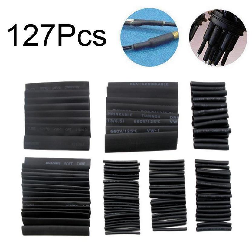 Heat Shrink Tube Insulating Sleeving Tube Tube Assortment Kit Electrical Connection Electrical Wire Wrap Cable Shrinkage 2:1