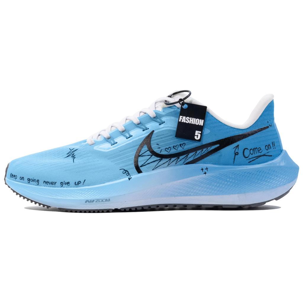 Nike Air Zoom Pegasus 39 Cushioning Slip Resistant Cushioning Slip Resistant Low top Running Shoes Men's Blue DH4071-100(Team874-39)