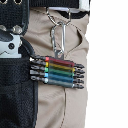 Anex Bit Holder, 5 Bits, Clear Black, ABHB-5CK