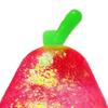 Shapeable Glitter Pear Squeeze Toy Stress Relief Transparent Pear Squeeze Toy Slow Rising Decompression Fruit Sensory Fidget
