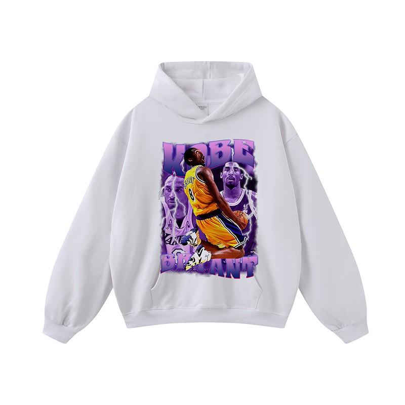 Unisex Streetwear Hoodie With Vintage Washed Graphic Print Loose Fit Cotton Long Sleeve Pullover