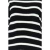 Schwarzer gestreifter Thessaloniki Strickpullover Tctaw24ak00000