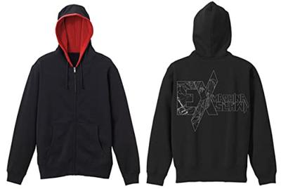 2D Cospa No Game No Life Zero Shuvi Zip Parka M Size BLACK×RED