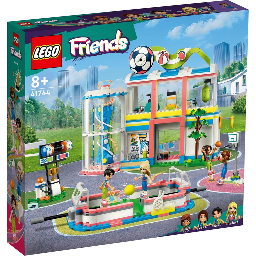 LEGO Friends Sports Center 41744, a Toy Block Gift for Girls Ages 8 and Up, Perfect for Building a City.