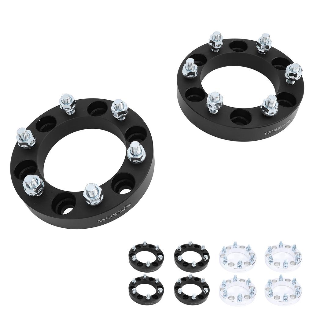 4 SZTUKI 30MM 6-śrubowe Dystanse Kół Dystanse Kół ze Stopu Aluminium Adaptery Zamiennik dla Mitsubishi L200