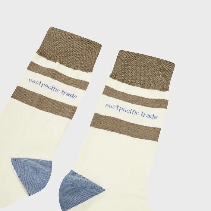 COLOR STRIPED SOCKS (BEIGE)