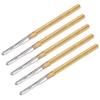 5pcs Dental Burrs AntiRust Tungsten Steel Dental Teeth Cutting Burrs Dentist Supplies(28 Mm 1,1 Pouces )