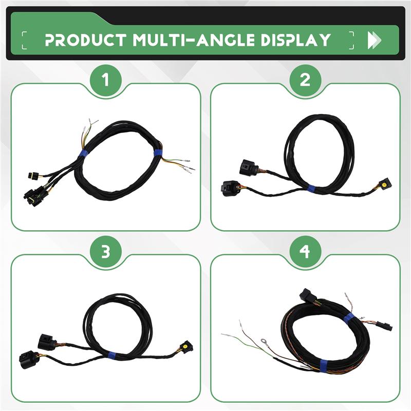A58X-Blind Spot Side Assist Lane Change Wire Cable Harness 2Q0907685B For Passat B8 2015-2025