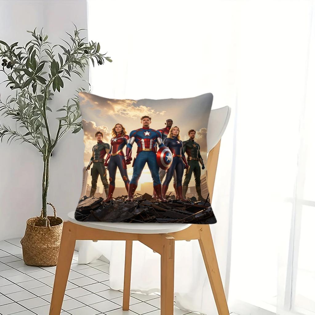 Hero Coalition 18.18Inch Pillow Cover Throw Pillow Case No Insert Best Gift For Teens Sofa Bedroom Decor