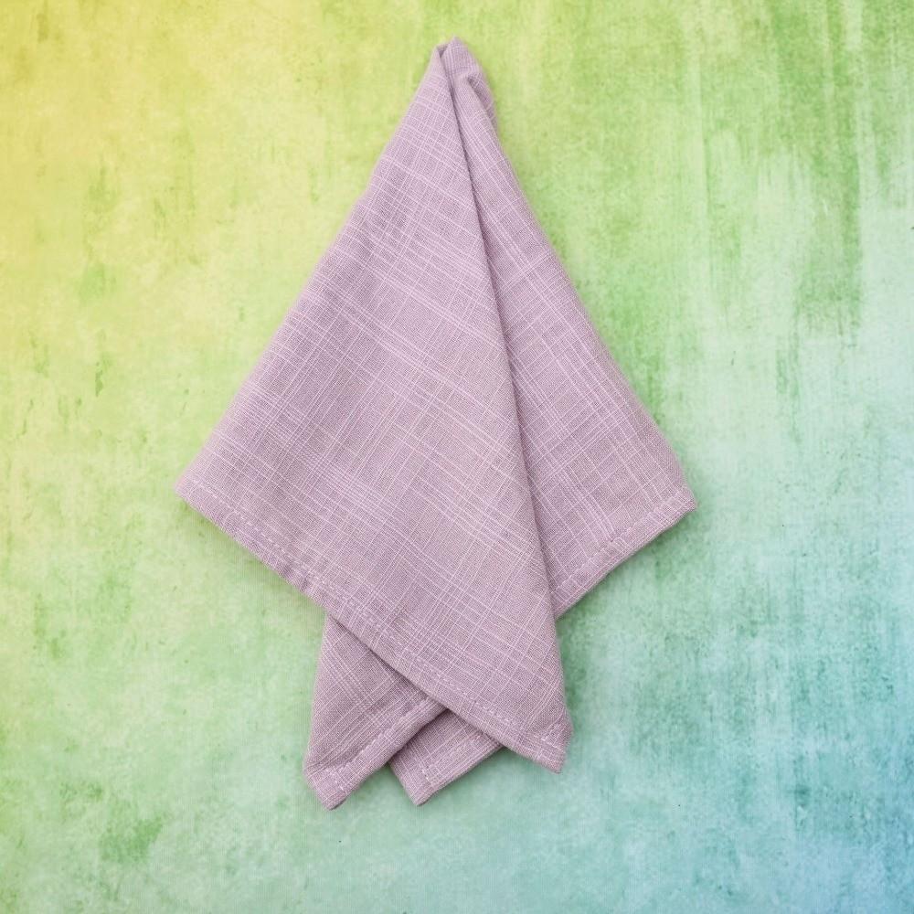 2PCS Village Style Bamboo Cotton Napkins Double Layer Thicken Tea Towel Eco-Friendly Reusable Cloth Napkins Christmas Dinner