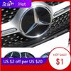 Car Sticker For Mercedes Benz 3D ABS logo The front grille star logo badge mirror bottom for Mercedes-Benz for Mercedes-Benz W17