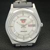 REFURBISHED VINTAGE SEIKO 5 AUTOMATIC JAPAN MENS SILVER DIAL WATCH A434686-2