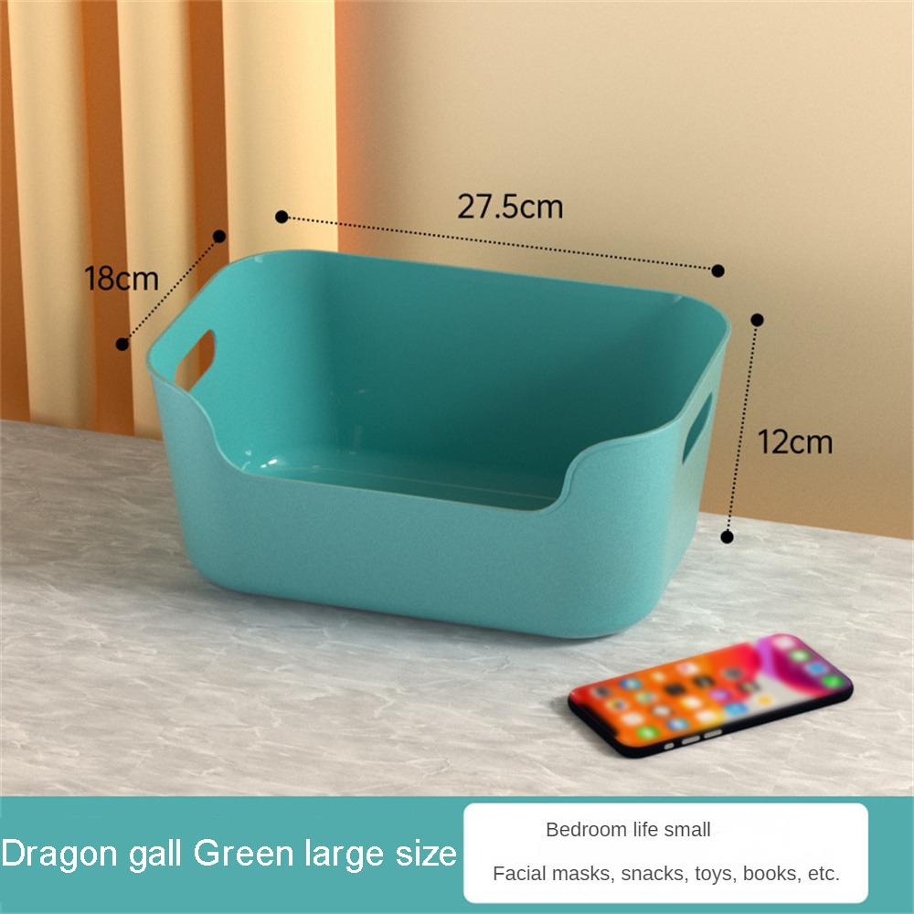 Household Multifunction Storage Basket Handle Design Fall Resistance Non-slip High Capacity Classification Storage Big Exposure