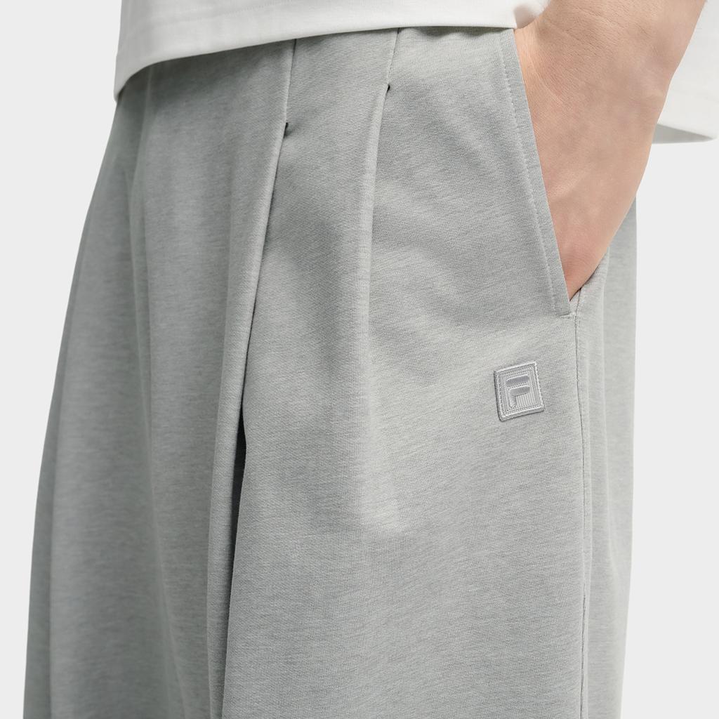 Fila Milano Series Fashion Casual Retro Basic Texture Skin-Friendly Simple Comfortable Versatile Knitted Sports Pants Men Bottoms F11M535601F-MG