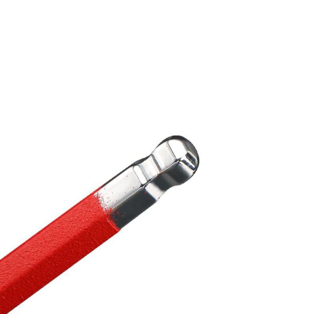 7Pcs Rust-proof Hexagonal Wrench Colorful Flat Ball Opening Wrench Portable Bicycle Hex Key Set