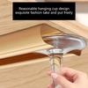 Portable Wine Glass Organize Wine Glass Hanging Rack Aluminum for Easy Access