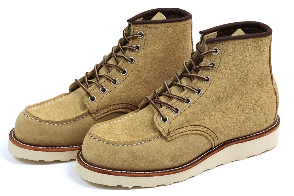 

REDWING 6 inch Classic Mock Hawthorn Abilene Rough Out 7 [Red Wing] RW-8833 (Beige 1/2 (25.5cm)) бежевий