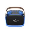 Kids Karaoke Speaker with 2 Mics Colorful Lights Support Noise Reduction BT for Smartphone