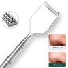 Professional Double Head Face Skin Scraper for Blackheads and Blemishes with Ergonomic Handle for Comfortable Grip