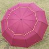 Rain Protection Wind Resistant Umbrella Folding Design Non-automatic Umbrella  Travel