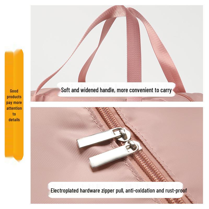 Portable Large Capacity Travel Bag for Women - Ideal for Gym, Short Business Trips, Duffle, Maternity Storage, and Carry-on.