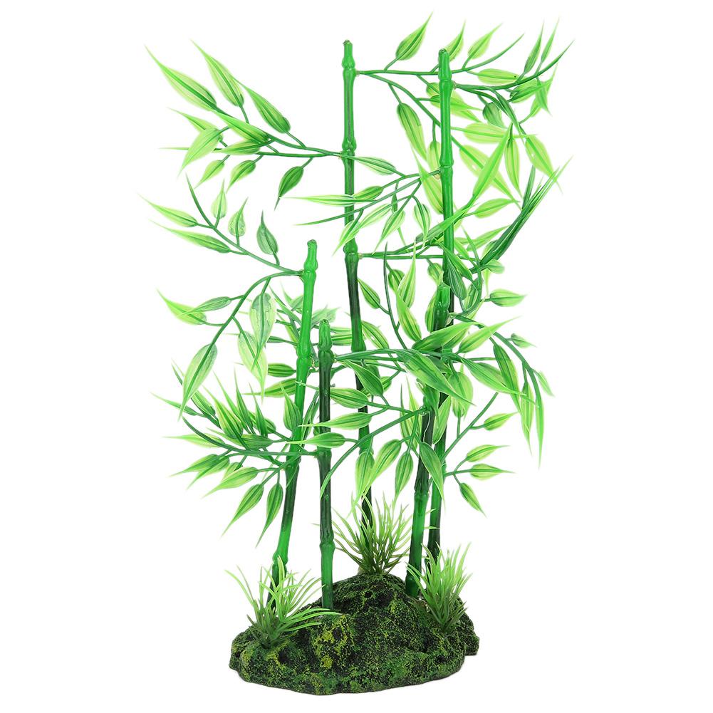 Aquarium Künstlich Lebensecht Simulation Blaustein Bambus für Fische Wasserpflanzen Landschaftsdekoration