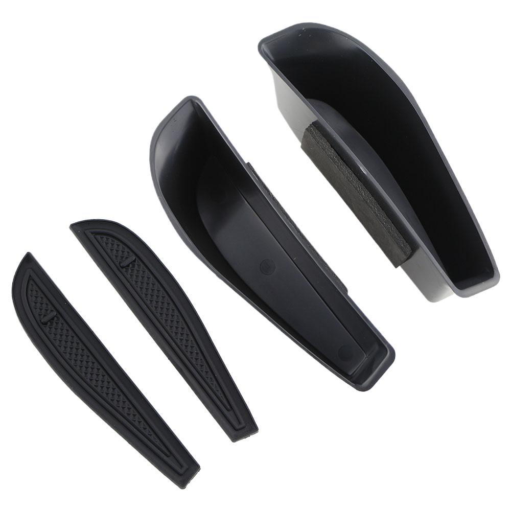 For Volkswagen VW ID3 ID.3 2020 - 2025 Door Storage Box Front Rear Door Handle Organizer ABS Tray Interior Accessories