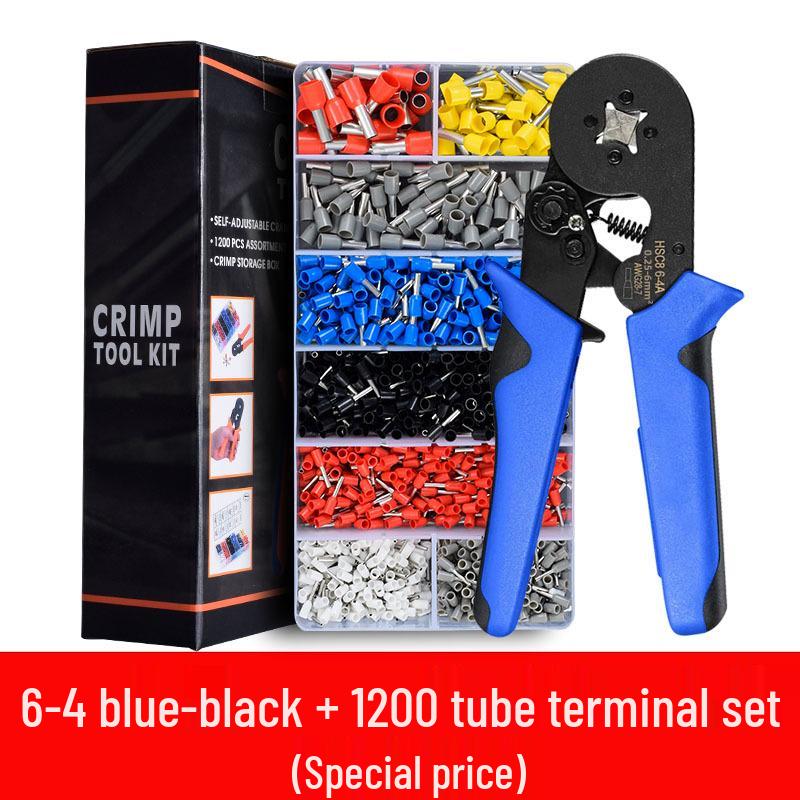 Manuelles Crimp- und Abisolierwerkzeug-Set: Spitzzange für Elektriker