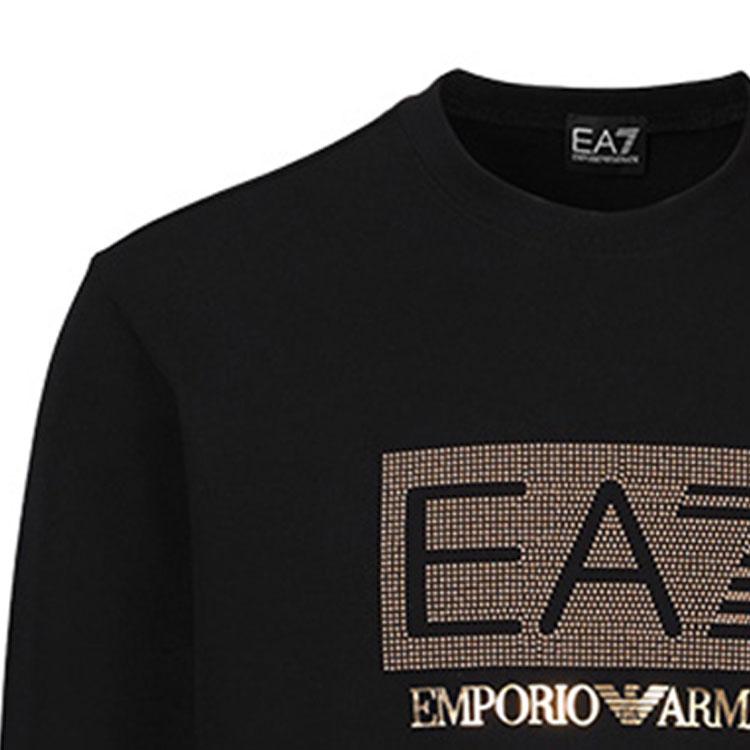 Emporio Armani EA7 FW23 Sweatshirt Men's Black 3RUM09-PJARZ-1200