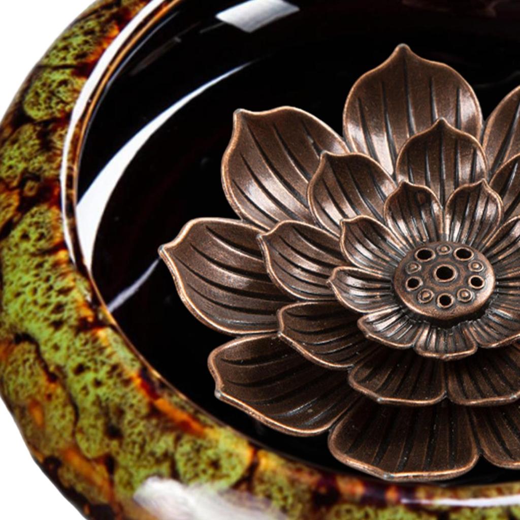 Incense Holder for Sticks Lotus Incense Holder Delicate Incense Burner Holder for Frankincense Friends