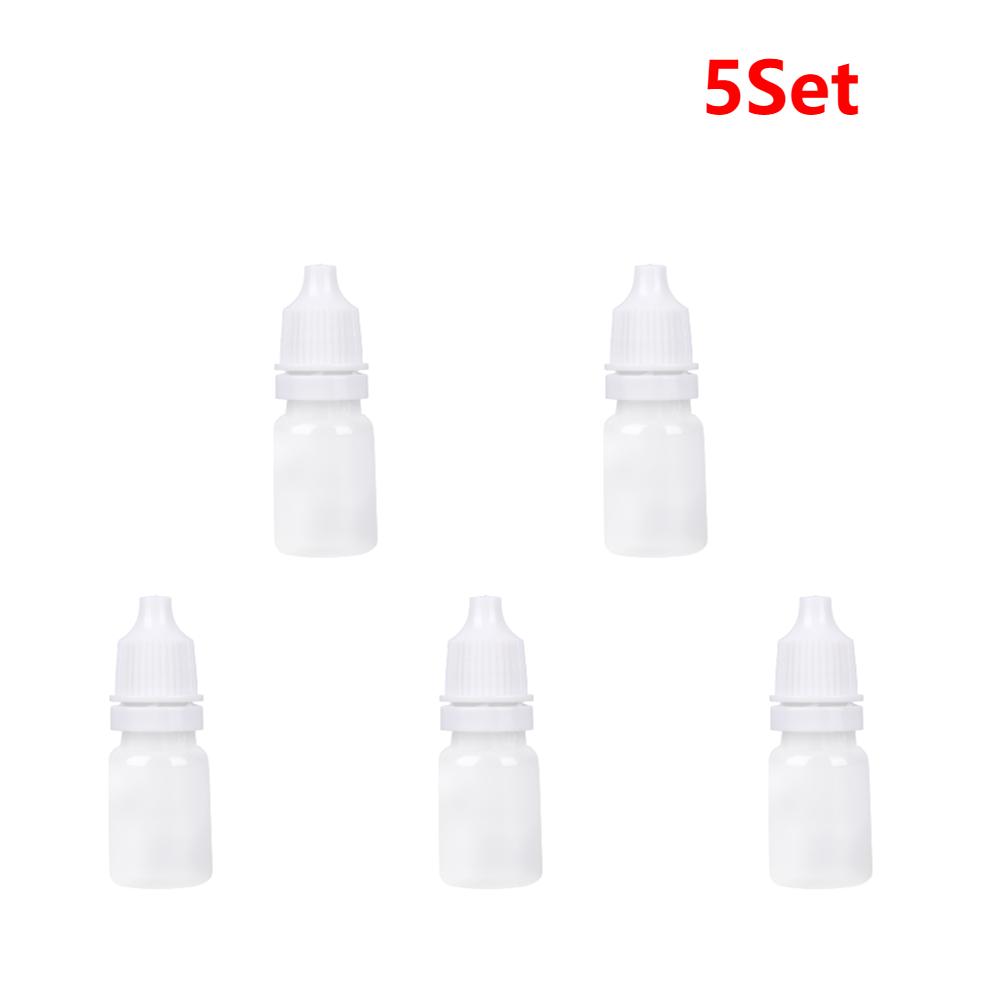 50pcs 5/10/15ml Eye Dropper Bottles Refillable Eye Drop Bottle Portable Eye Liquid Dropper for Solvents Essence Eye Drops Saline