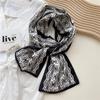 Silk Scarf for Women - Elegant Spring & Autumn Design, Lightweight & Fashionable