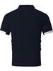 Print Design – Not Textured Men'S Digital Printing Round Neck Short Sleeve POLO Quick-Drying Breathable Material, with "" Letter Printing, Regular