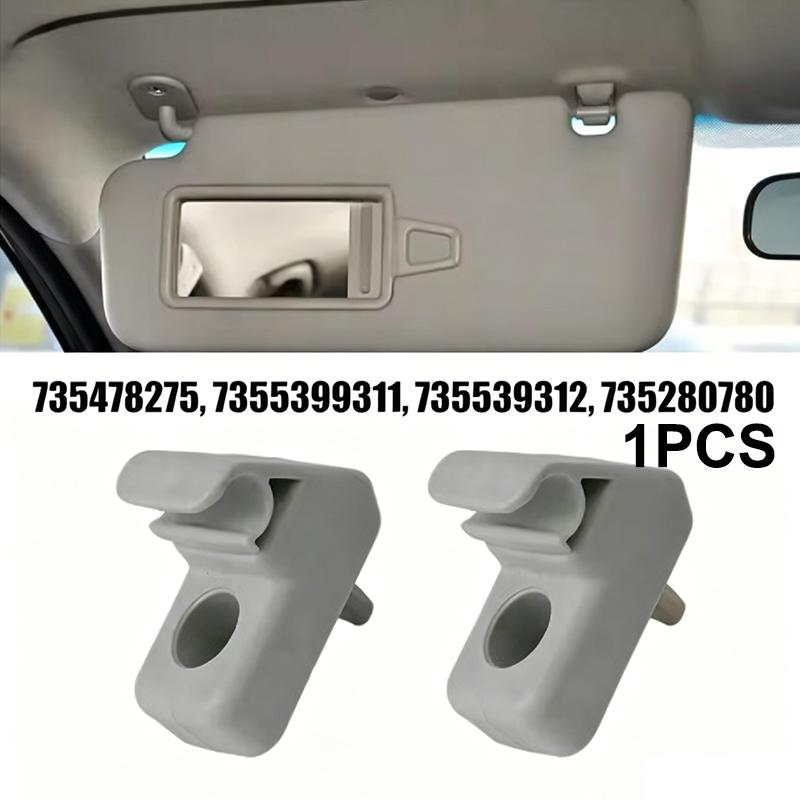 1 Stück Sonnenblendenklemme Ersatz für 735478275 7355399311 735539312 735280780 PP-Material Auto-Halterung