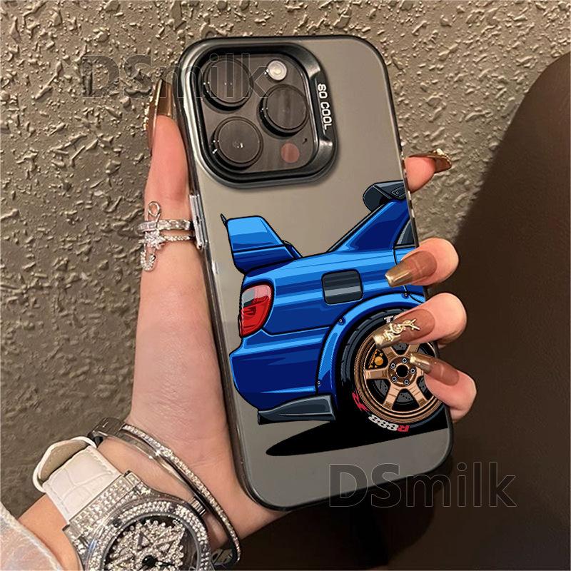 Anime car iPhone 16 Pro phone case 15/14/13 laser 12 iPhone 11 Xs Max soft plus trendy XR