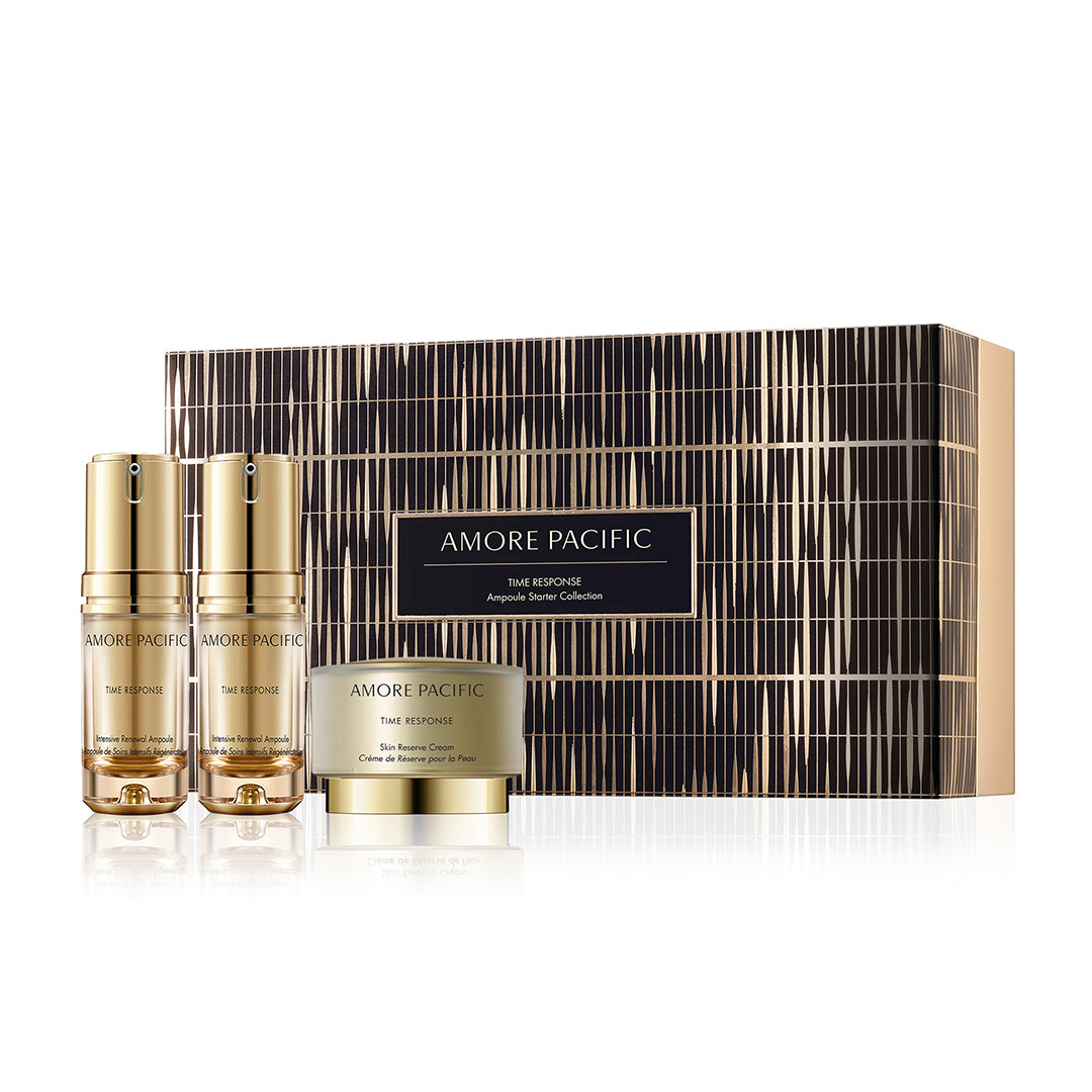 

Time Response Ampoule Starter Collection Set 3 items Korean Luxe Brand Store
