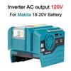Portable Inverter 200W AC For Dewalt For Makita/Bosch/Milwaukee/Ryobi 18V Battery 120-220V Modified Sine Wave Power Adapter USB