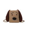 Adorable Cute Dog Plush Crossbody Bag For Kids Stylish Fall Fashionable Purse