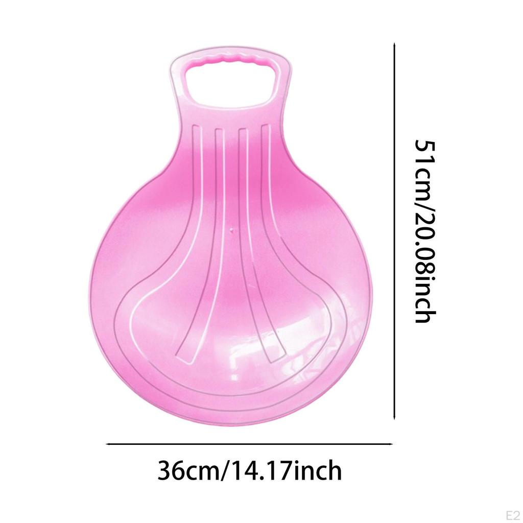 Polypropylene Sled-type Sliding Disc, Portable And Multi-purpose for Children, 20 X 14.2 Inches.