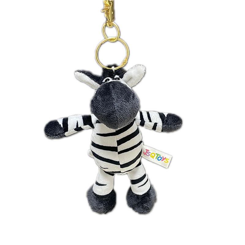 JSQTOYS Forest Animal Car Backpack Plush Keychain Pendant Gift