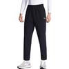 Anta Solid Color Logo Casual Straight Leg Fleece Knit Sports Pants Men Bottoms Black 952247745-3