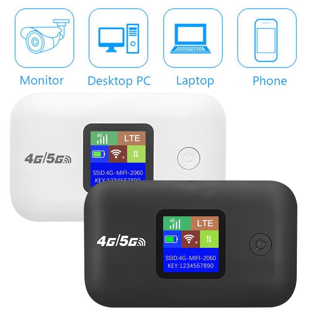 Pocket Wireless WiFi 150Mbps Mini Outdoor WIFI Hotspot 3000mAh Wireless Portable Router with SIM Card Slot 4G Pocket WiFi Router