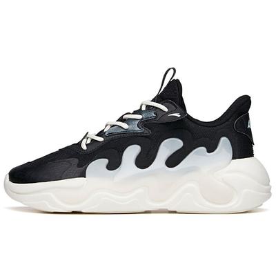 Tide Worship 2.0 Lifestyle Series Non-Slip Shock Absorbing Breathable Supportive Low-Top Dad Shoes Women Sneaker Black White 122138840-4