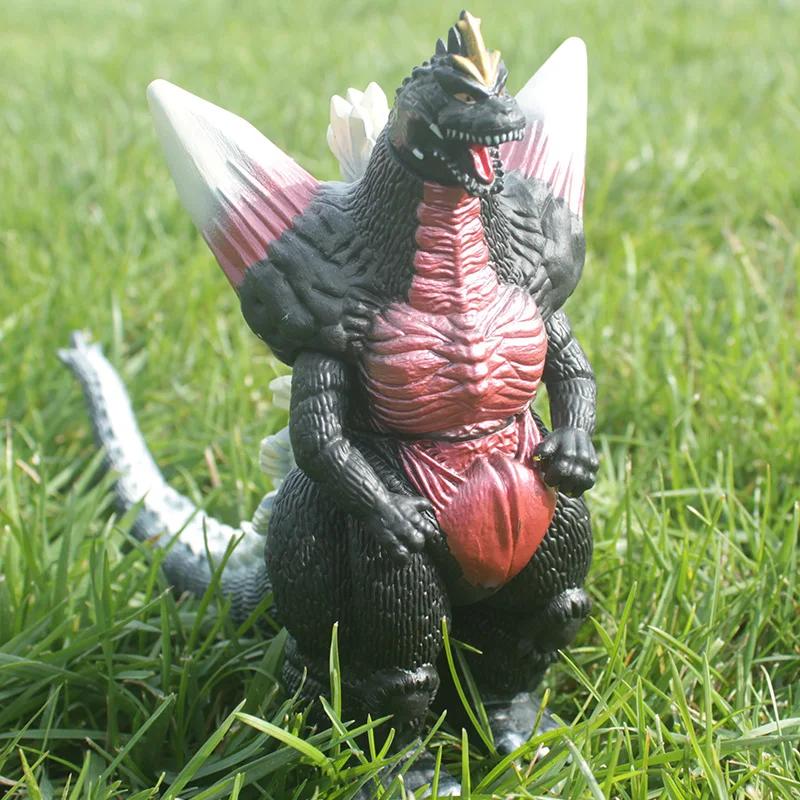Big Red Lotus Godzilla Destoroyah Hedorah Mechanical Space Godzilla VS King Kong Kidora Soft Rubber Monster modei Toy kid gift