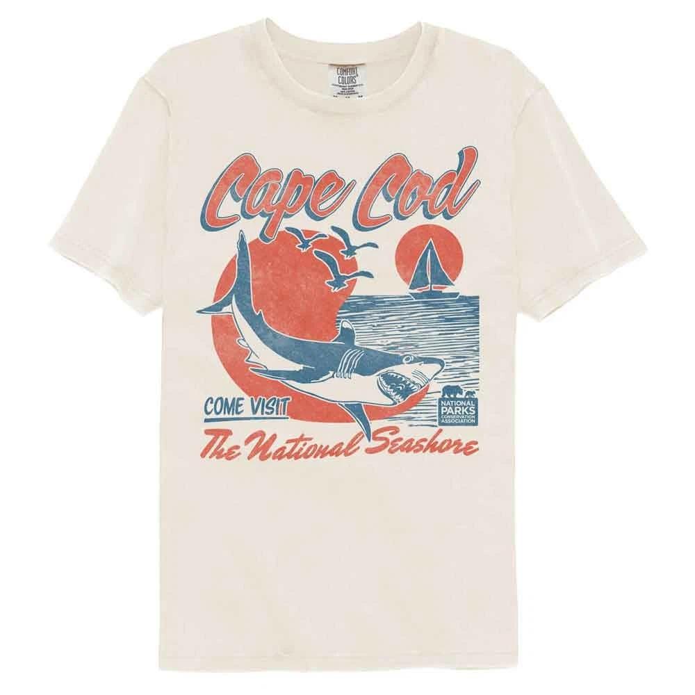National Parks - National Seashore Shark - American Classics - Solid Beige 110
