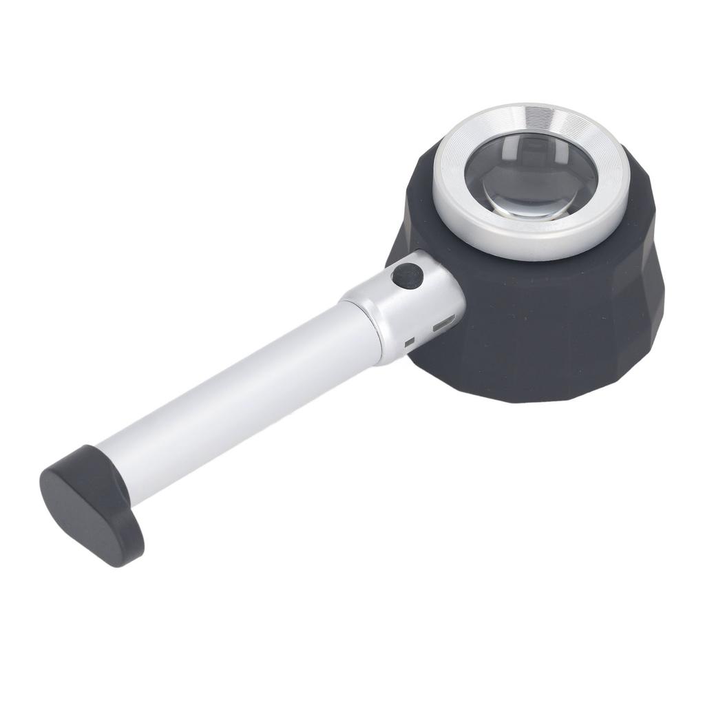 Handheld Microscope with LED Light Scale 45X Electronic Digital Portable for Jewelry Appreciation Paintings Reading